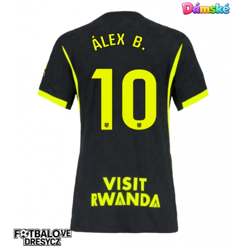 Atletico Madrid Alex Baena #10 Dámské Venkovní Dres 2026-27 Krátký Rukáv Atletico Madrid Alex Baena #10 Dámské Venkovní Dres 2026-27 Krátký Rukáv